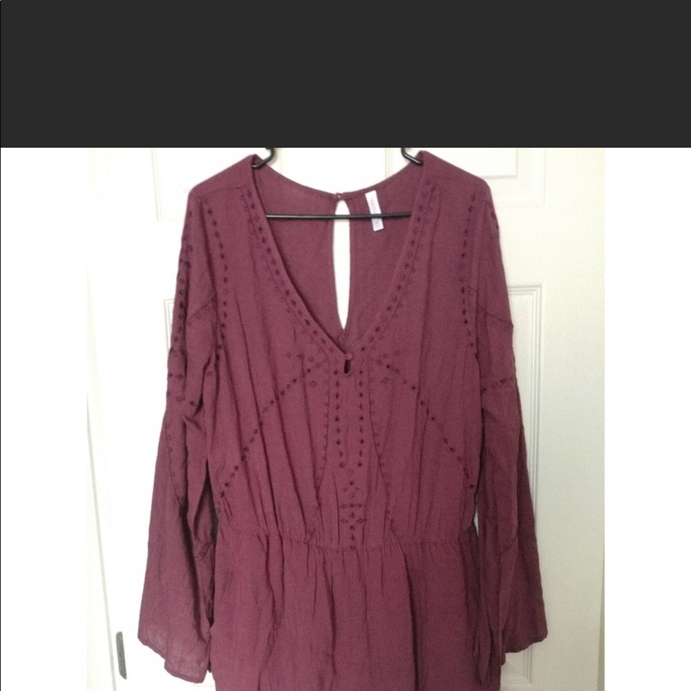 Maroon romper